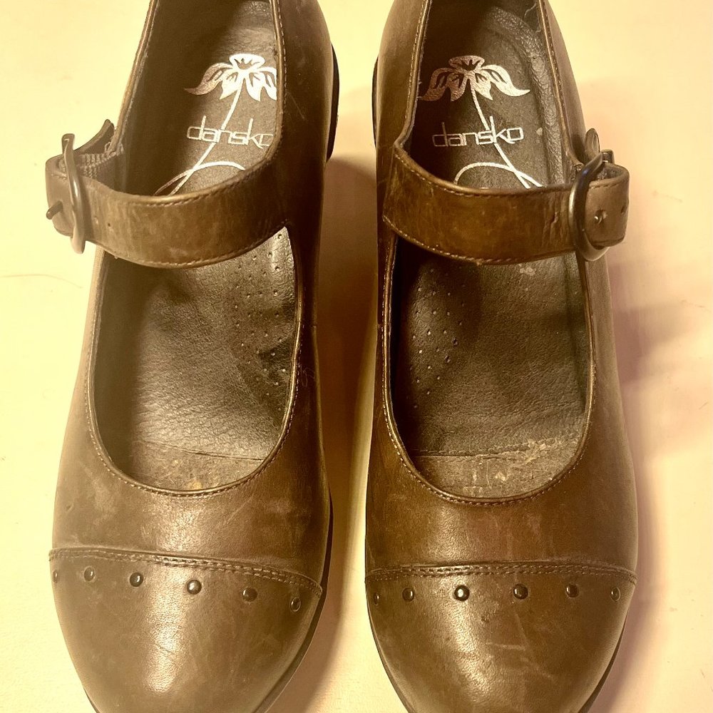 Dansko Fanny Mary Jane Wedge, Size US 7 (EU 37)